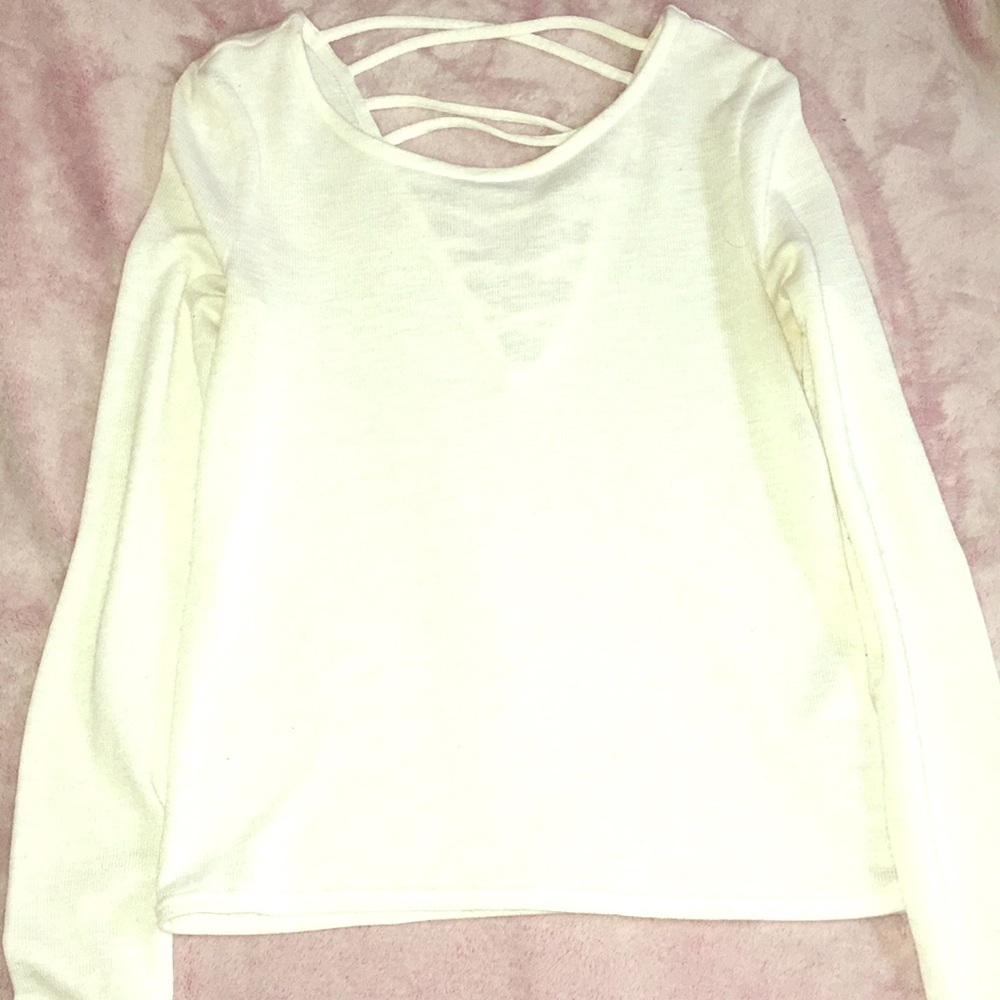 Strappy back shirt